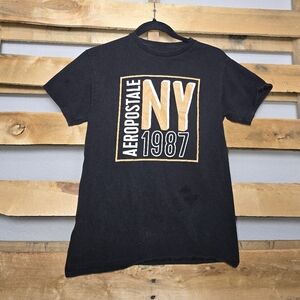 Aeropostale Black T-Shirt for Men Size:S